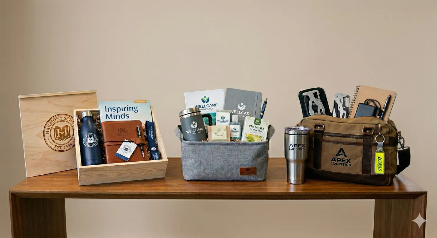 Match the gift to the industry. Curated sets for education, wellness, and logistics